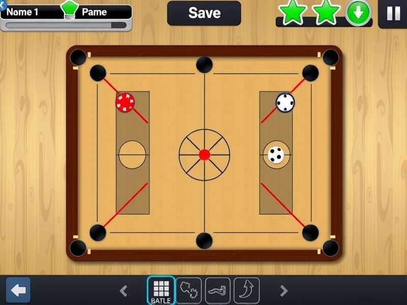 Pro Carrom Battle Game Screenshot